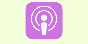 Podcast icon pagewheel green