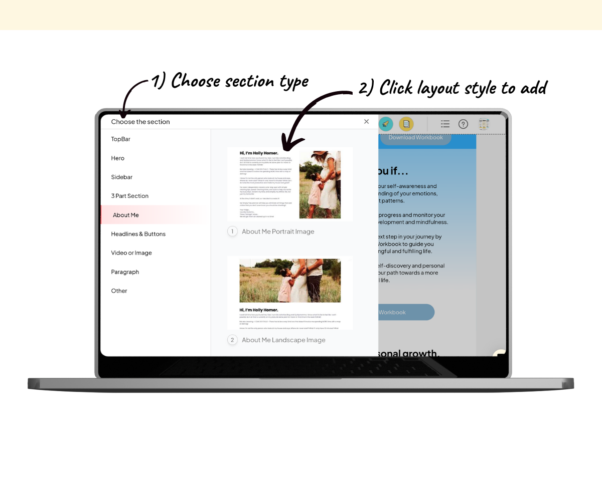 How to Add New Sections to your Offer Page – PageWheel